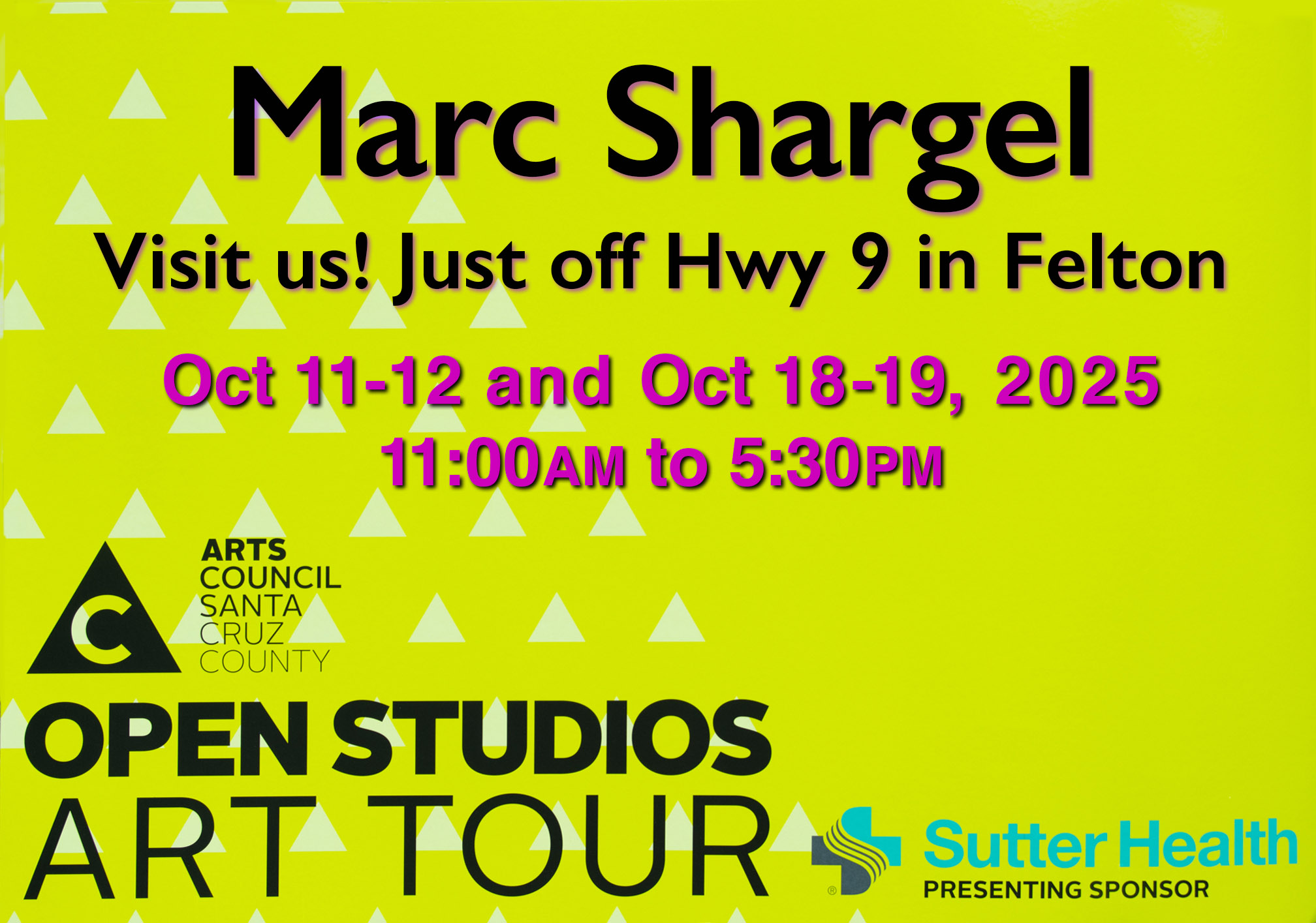 Open Studios Poster